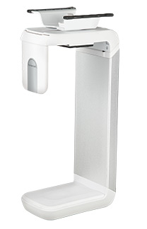 CPU200W, White, Brushed Aluminium Finished